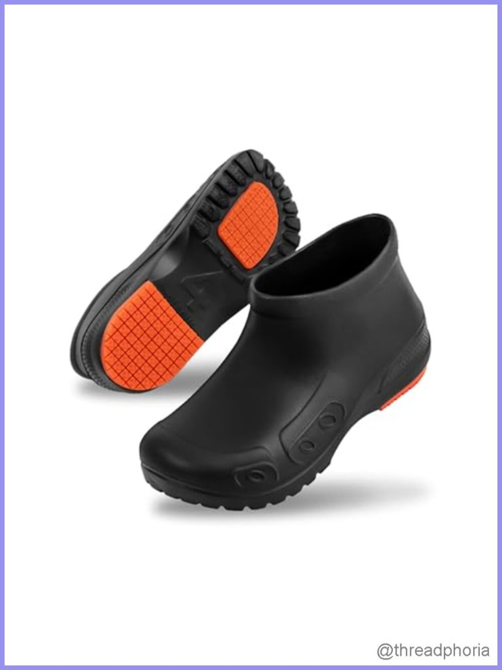 Waterproof Slip-Resistant Work Boots Removable Insole EVA Non-Slip Chef Shoes